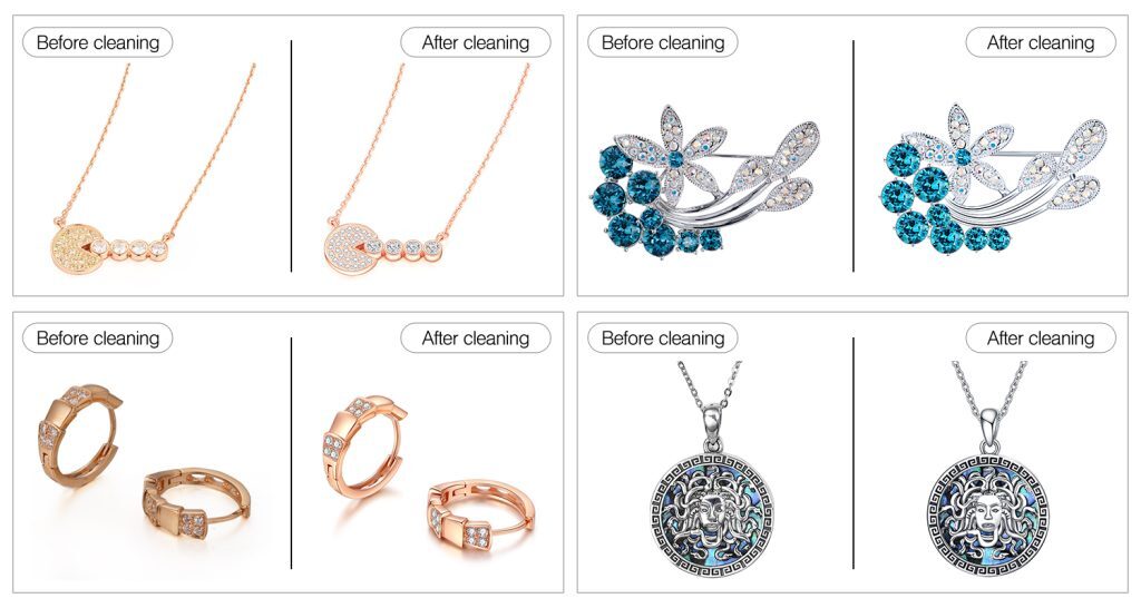 Granbo Ultrasonic Jewelry Cleaning Effect