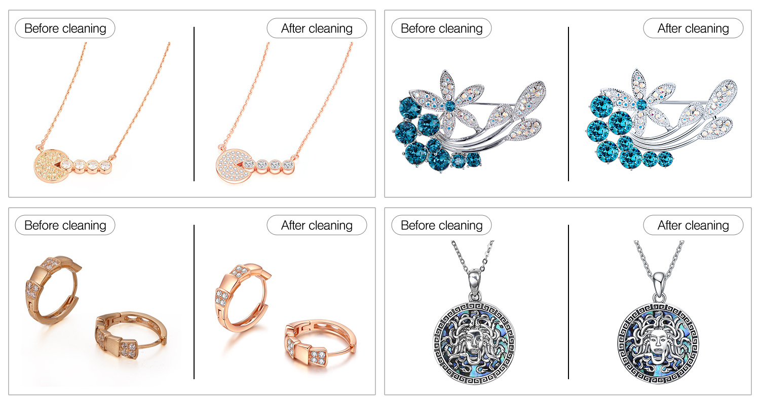 Granbo Ultrasonic Jewelry Cleaning Effect