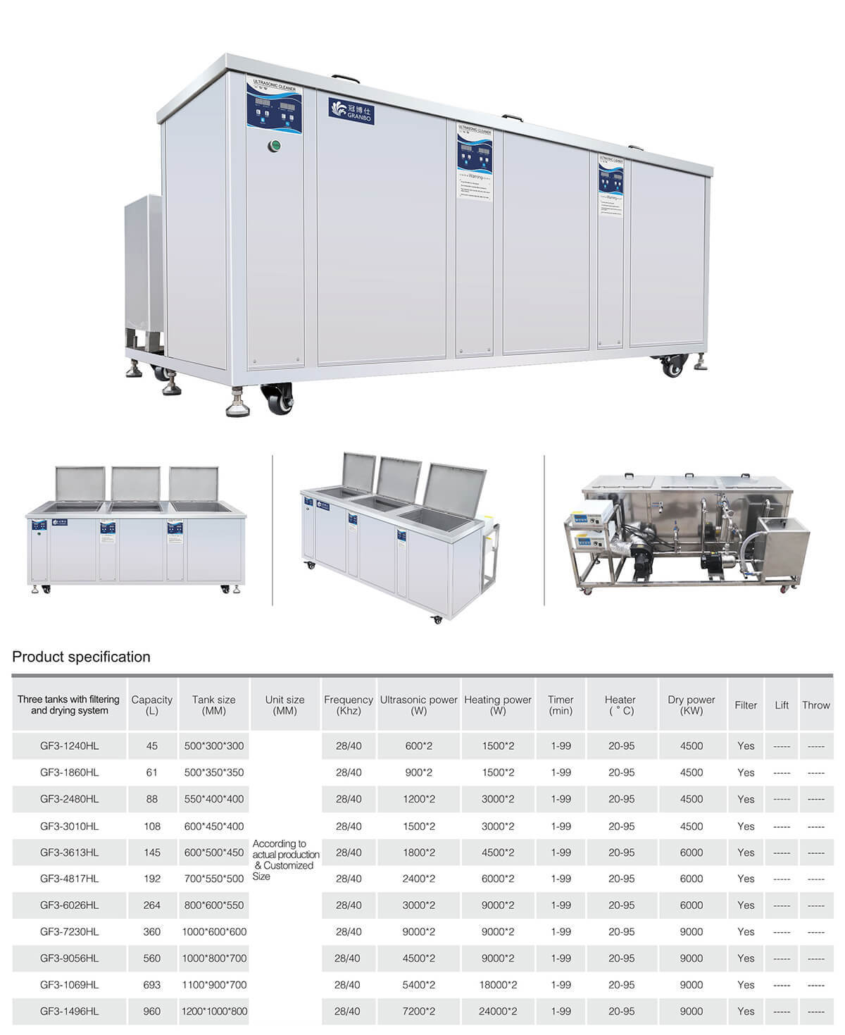 Auto Parts Ultrasonic Cleaner