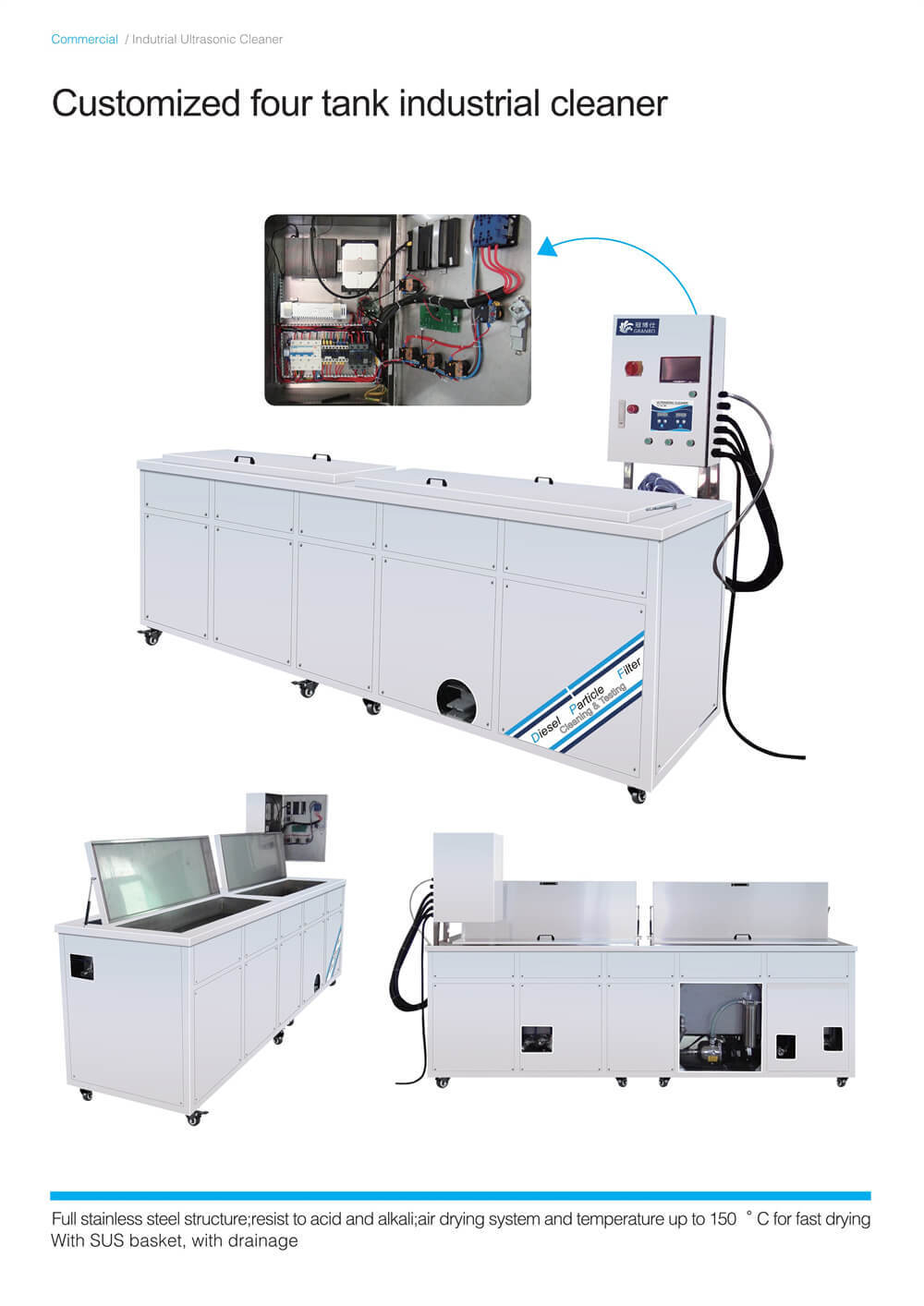 Multi Tanks Ultrasonic Cleaner