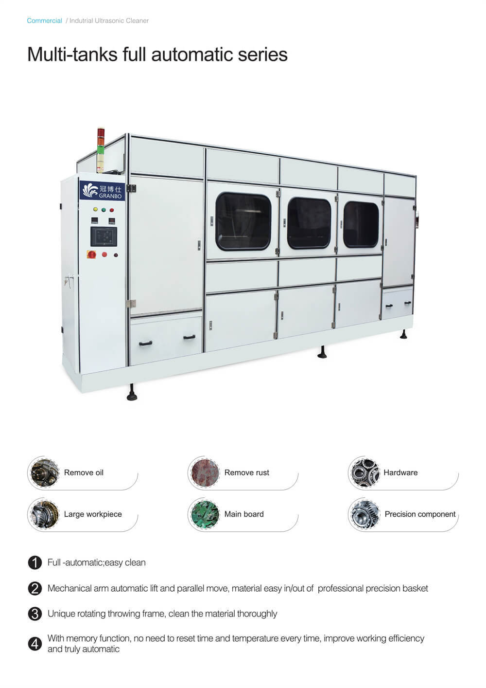 Multi Tanks Ultrasonic Cleaner