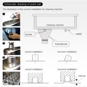 How to install ultrasonic transducer DIY ultrasonic cleaner?