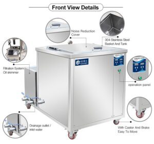 Industrial ultrasonic cleaning machine quickly cleans and removes oil and rust for mechanical parts