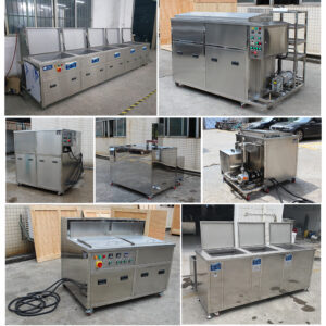 Ultrasonic industrial cleaner for cleaning large ball bearings supporting customization