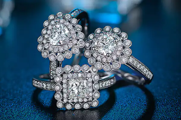 Exquisitely crafted diamond-set ring